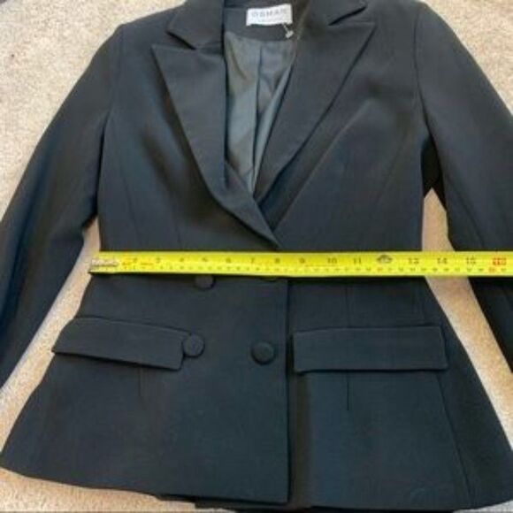 Osman_yousefzada Black double breasted designer blazer size 6 - Picture 13 of 14
